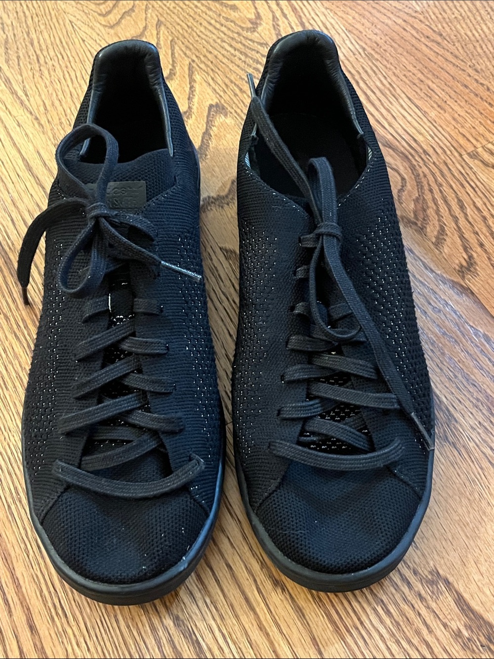 Adidas Men's Stan Smith PK Prime knit "Triple Black" S80065 Size 9 Mens